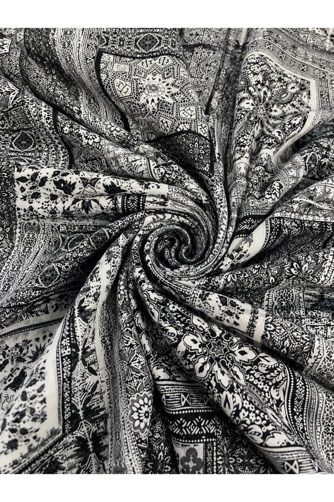 Pamuk Viskon · Siyah · No.08 — görsel 2